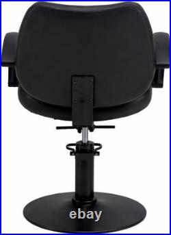 Heavy Duty Hydraulic Barber Chair with Adjustable Height & PU Leather Seat Heavy Duty Hydraulic Barber Chair with Adjustable Height & PU Leather Seat