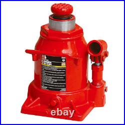 Heavy Duty Hydraulic Bottle Jack Lift 20 Ton Stubby Commercial Repair Shop Tool