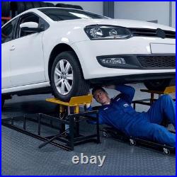 Heavy Duty Hydraulic Car Ramps 11000LBS Adjustable Steel Lift for Low Cars SUVs