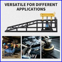 Heavy Duty Hydraulic Car Ramps 11000LBS Adjustable Steel Lift for Low Cars SUVs