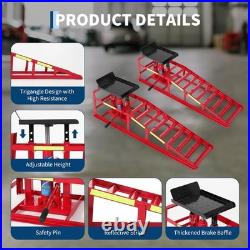 Heavy Duty Hydraulic Car Truck 5 Ton Ramps Lift Auto Service Jack Hoist Repair