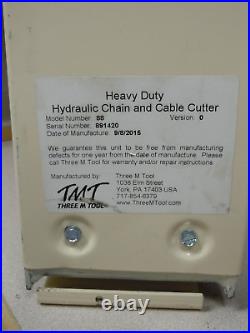 Heavy Duty Hydraulic Chain & Cable Cutter TMT Model 88