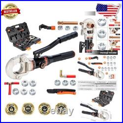 Heavy Duty Hydraulic Copper Pipe Crimping Tool with 8 Dies PEX F877 F1807