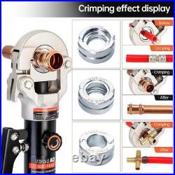 Heavy Duty Hydraulic Copper Pipe Crimping Tool with 8 Dies PEX F877 F1807