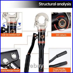 Heavy Duty Hydraulic Copper Pipe Crimping Tool with 8 Dies PEX F877 F1807