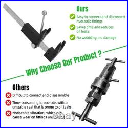 Heavy Duty Hydraulic Coupler Alignment Tool 1-3/8'' Fork Spacing Install/Remover
