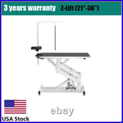 Heavy-Duty Hydraulic Dog Grooming Table Anti-Static Top Adjustable Z-Lift in USA