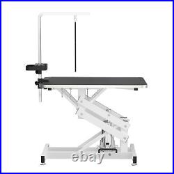 Heavy-Duty Hydraulic Dog Grooming Table Anti-Static Top Adjustable Z-Lift in USA
