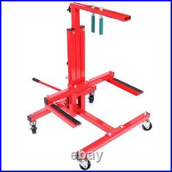 Heavy Duty Hydraulic Door Installer Remover Jack Lift Hoist Red