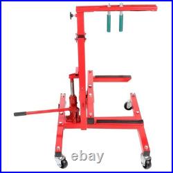 Heavy Duty Hydraulic Door Installer Remover Jack Lift Hoist Red