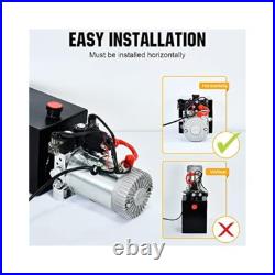 Heavy Duty Hydraulic Dump Trailer Pump, 10 Quart Reservoir, Double Acting