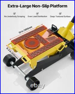 Heavy-Duty Hydraulic Floor Jack with Quick Lift 4409 lbs Capacity, Non-Slip