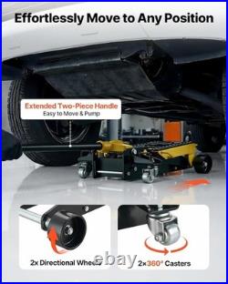 Heavy-Duty Hydraulic Floor Jack with Quick Lift 4409 lbs Capacity, Non-Slip