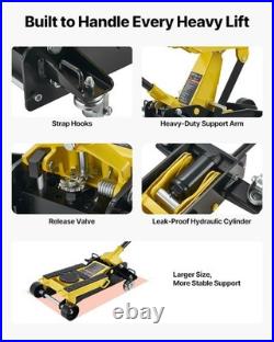 Heavy-Duty Hydraulic Floor Jack with Quick Lift 4409 lbs Capacity, Non-Slip