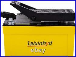 Heavy-Duty Hydraulic Foot Pump, 98 CU.in, 10,000 PSI Fast Acting & Lightweight