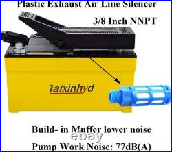 Heavy-Duty Hydraulic Foot Pump, 98 CU.in, 10,000 PSI Fast Acting & Lightweight