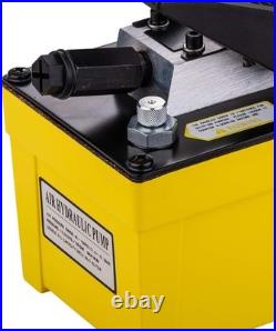 Heavy-Duty Hydraulic Foot Pump, 98 CU.in, 10,000 PSI Fast Acting & Lightweight