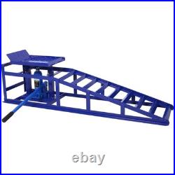 Heavy-Duty Hydraulic Garage Car Lift, Ramps Automotive Lift of 5Ton (2Pack Blue)