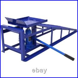 Heavy-Duty Hydraulic Garage Car Lift, Ramps Automotive Lift of 5Ton (2Pack Blue)