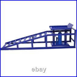 Heavy-Duty Hydraulic Garage Car Lift, Ramps Automotive Lift of 5Ton (2Pack Blue)