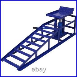 Heavy-Duty Hydraulic Garage Car Lift, Ramps Automotive Lift of 5Ton (2Pack Blue)