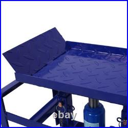 Heavy-Duty Hydraulic Garage Car Lift, Ramps Automotive Lift of 5Ton (2Pack Blue)