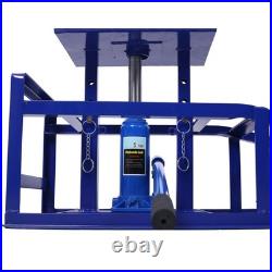 Heavy-Duty Hydraulic Garage Car Lift, Ramps Automotive Lift of 5Ton (2Pack Blue)