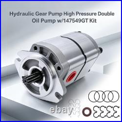 Heavy Duty Hydraulic Gear Pump High Pressure Double Oil Pump with147549GT Kit