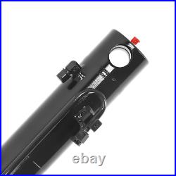 Heavy Duty Hydraulic Grapple Cylinder For 7212595 Skid Steer Loaders Stroke 8