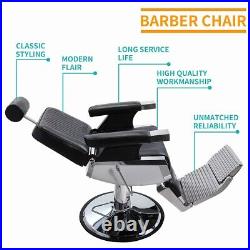 Heavy Duty Hydraulic Hair Salon Chair, Adjustable Barber Beauty spa Equipment