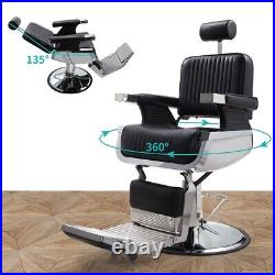 Heavy Duty Hydraulic Hair Salon Chair Recline Barber Beauty Nail Spa Equipment
