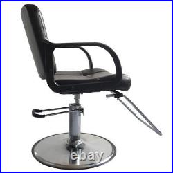 Heavy Duty Hydraulic Hair Styling Chair for Barber Shop, Hair Salon Furniture
