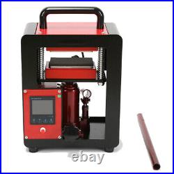 Heavy Duty Hydraulic Heat Press Machine Dual Heating Plated 5 Ton 2.44.7 110V