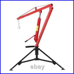 Heavy Duty Hydraulic Hitch Mount Truck Crane Hoist 500/750/1000lbs
