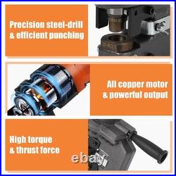 Heavy Duty Hydraulic Hole Puncher 1200W Electric Metal Punch Machine, 110V, 1/4 Heavy Duty Hydraulic Hole Puncher 1200W Electric Metal Punch Machine, 110V, 1/4