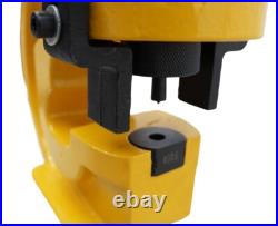 Heavy-Duty Hydraulic Hole Punching Tool Copper Hole Puncher withMetal Handle 35T