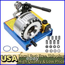 Heavy Duty Hydraulic Hose Crimper 8 Sets Dies High Pressure Tube Crimping Tool