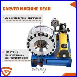 Heavy Duty Hydraulic Hose Crimper 8 Sets Dies High Pressure Tube Crimping Tool Heavy Duty Hydraulic Hose Crimper 8 Sets Dies High Pressure Tube Crimping Tool