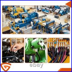 Heavy Duty Hydraulic Hose Crimper 8 Sets Dies High Pressure Tube Crimping Tool Heavy Duty Hydraulic Hose Crimper 8 Sets Dies High Pressure Tube Crimping Tool