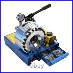 Heavy Duty Hydraulic Hose Crimper 8 Sets Dies High Pressure Tube Crimping Tool Heavy Duty Hydraulic Hose Crimper 8 Sets Dies High Pressure Tube Crimping Tool