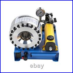 Heavy Duty Hydraulic Hose Crimper 8 Sets Dies High Pressure Tube Crimping Tool