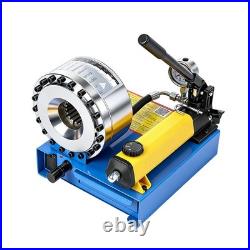 Heavy Duty Hydraulic Hose Crimper 8 Sets Dies High Pressure Tube Crimping Tool