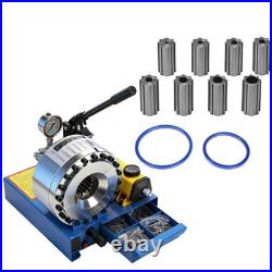Heavy Duty Hydraulic Hose Crimper 8 Sets Dies High Pressure Tube Crimping Tool Heavy Duty Hydraulic Hose Crimper 8 Sets Dies High Pressure Tube Crimping Tool