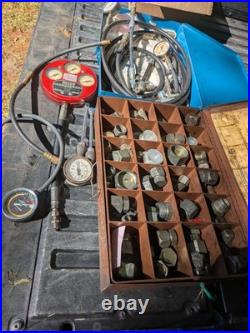 Heavy Duty Hydraulic Hose Fittings And Gauges Lot