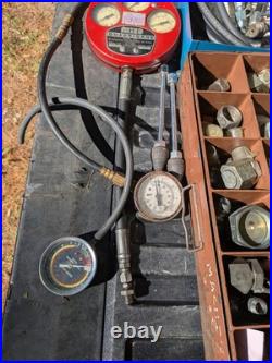 Heavy Duty Hydraulic Hose Fittings And Gauges Lot