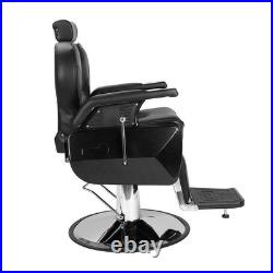 Heavy Duty Hydraulic Lift Reclining Barber Chair Salon Health Beauty Spa Hair