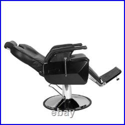 Heavy Duty Hydraulic Lift Reclining Barber Chair Salon Health Beauty Spa Hair