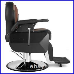 Heavy Duty Hydraulic Lift Reclining Barber Chair Salon Health Beauty Spa Hair