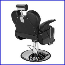 Heavy Duty Hydraulic Lift Reclining Barber Chair Salon Health Beauty Spa Hair