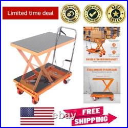 Heavy Duty Hydraulic Lift Table Cart 28.5 Lifting Height, 4 Wheels Included Heavy Duty Hydraulic Lift Table Cart 28.5 Lifting Height, 4 Wheels Included